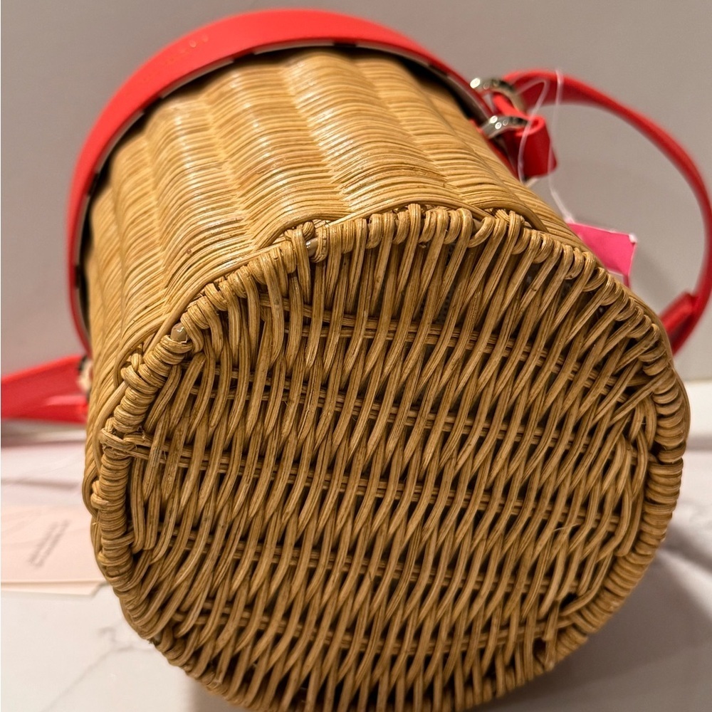 Kate Spade New York Picnic Wicker Cherry Crossbody - Picture 14 of 16